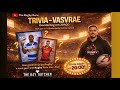 Trivia-Vasvrae Aande Saam Met The Rugby Guru en Zee. Ep.4