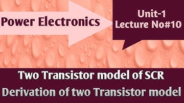 Two Transistor model of SCR