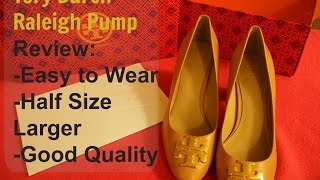 Tory Burch Raleigh Pump Unboxing and Review