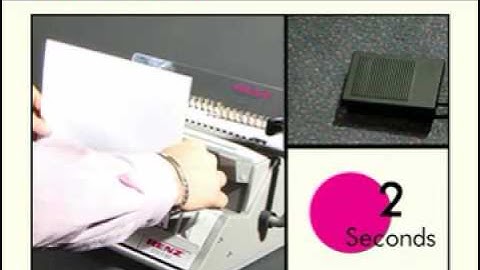 Renz ECO S 360- BINDING THE PERFECT DOCUMENT