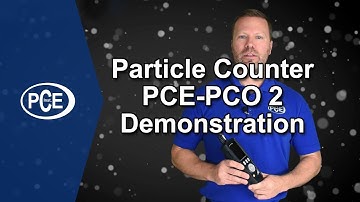Particle Counter PCE-PCO 2 Demonstration