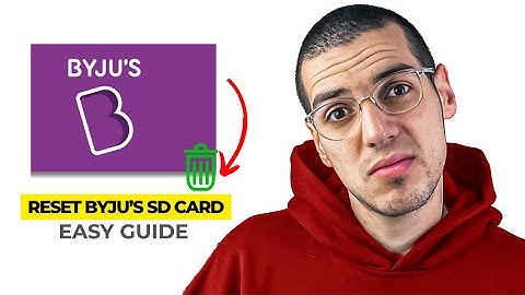 How To Reset & Format Byju