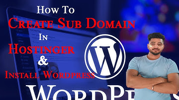 How to Create Subdomain & Install WordPress in Hostinger  | Hostinger me Subdomain Kaise Banaye 2023
