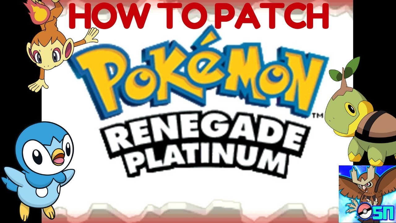 How To Patch Pokemon Renegade Platinum! - YouTube