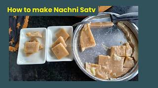 Nachni Satv | Goan Ragi Pudding Recipe