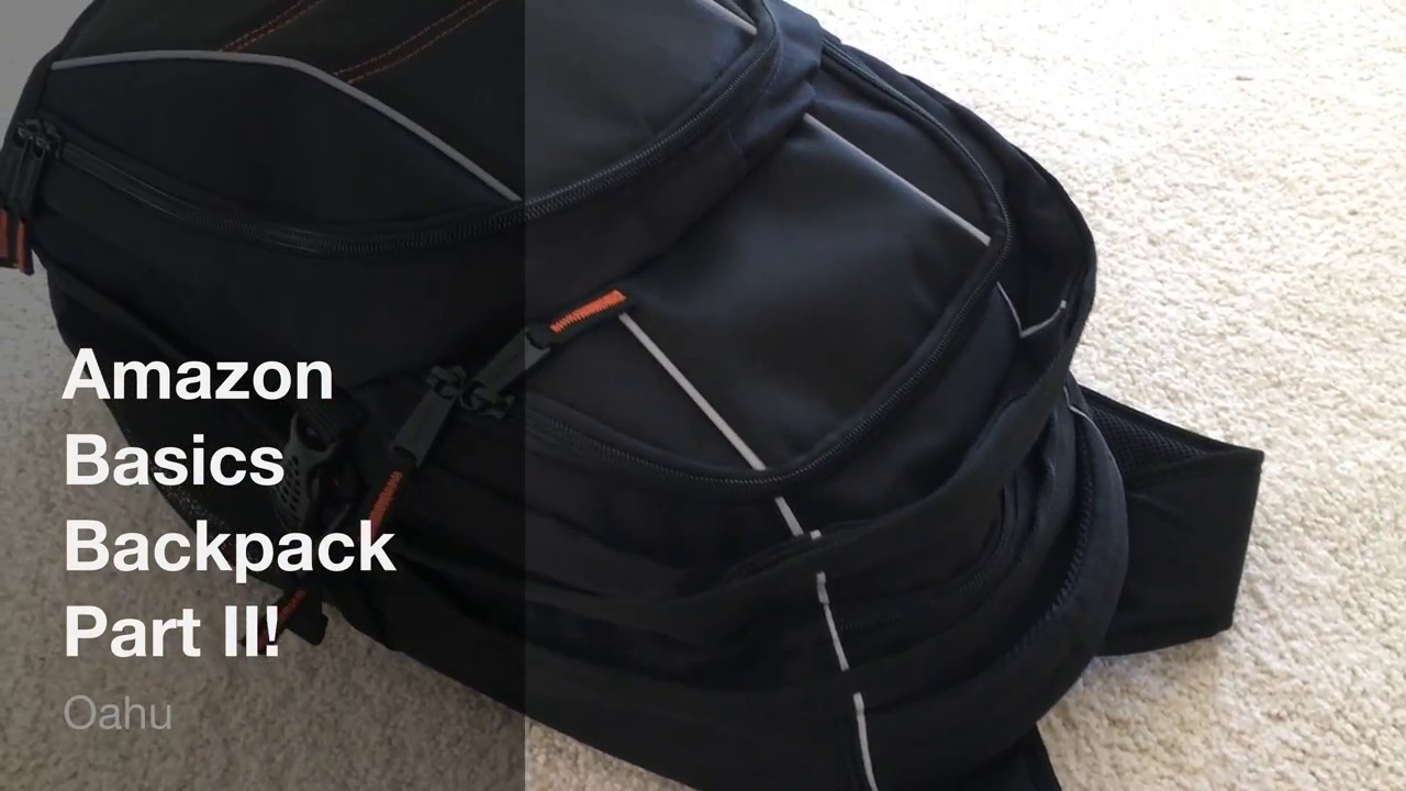 amazon basics dslr backpack