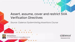 Assert, assume, cover and restrict SVA Verification Directives