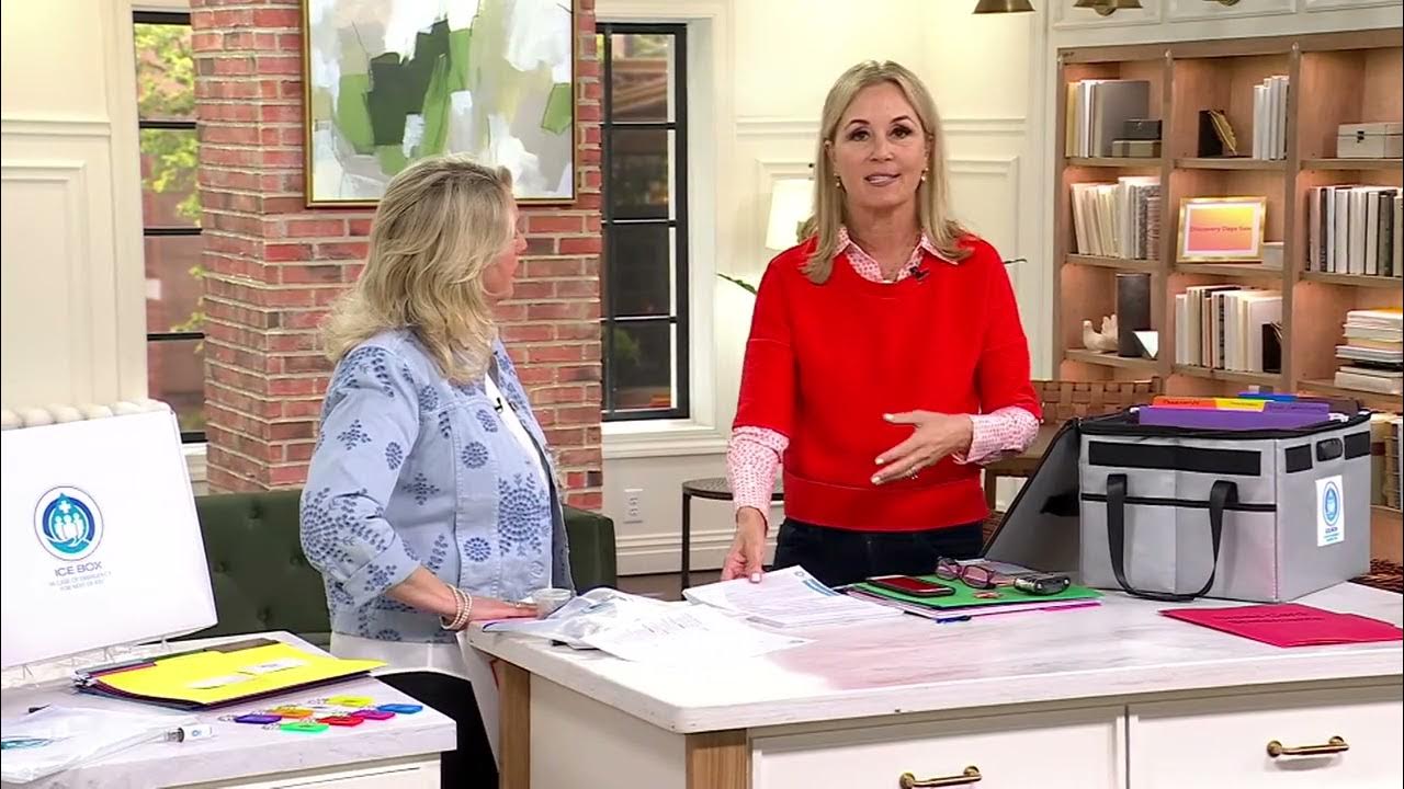 Ice Box Personal Information Storage System ICE Box Personal Information Storage System w/ Accessories on QVC - YouTube
