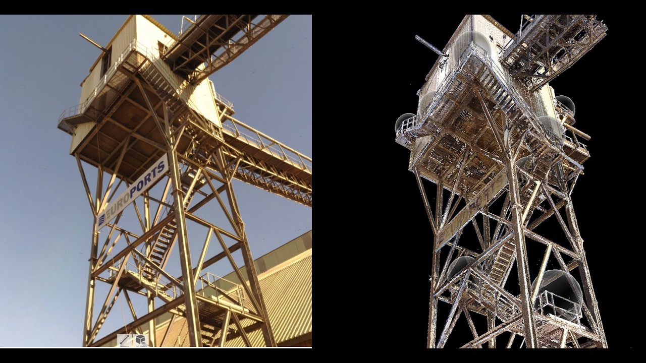 Escaneo láser de instalaciones industriales y edificaciones para captura de estado actual - España