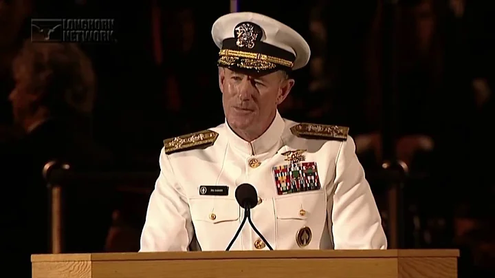 Admiral McRaven addresses the University of Texas at Austin Class of 2014