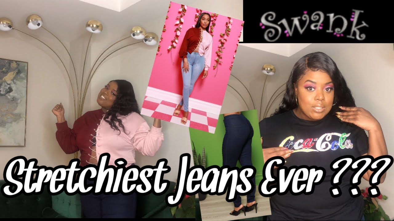 Stretchiest Jeans Ever? Do they REALLY fit? | Swank A Posh Plus Size Review|
