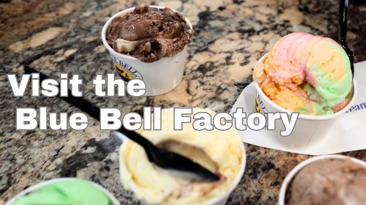 Visit Blue Bell Creameries in Brenham Texas with Me 