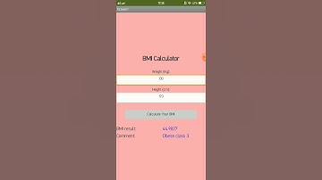BMI Calculator with MIT App Inventor