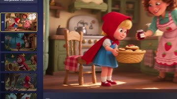 magic light ai cartoon video