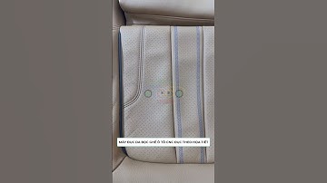 Máy CNC đục lỗ ghế da ô tô | Công nghệ nhập khẩu – giải pháp cho gara