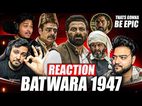 BATWARA 1947 Teaser Reaction 🔥 | Sunny Deol, Shabana Azmi | Aamir Khan Productions | Desi Bros TV