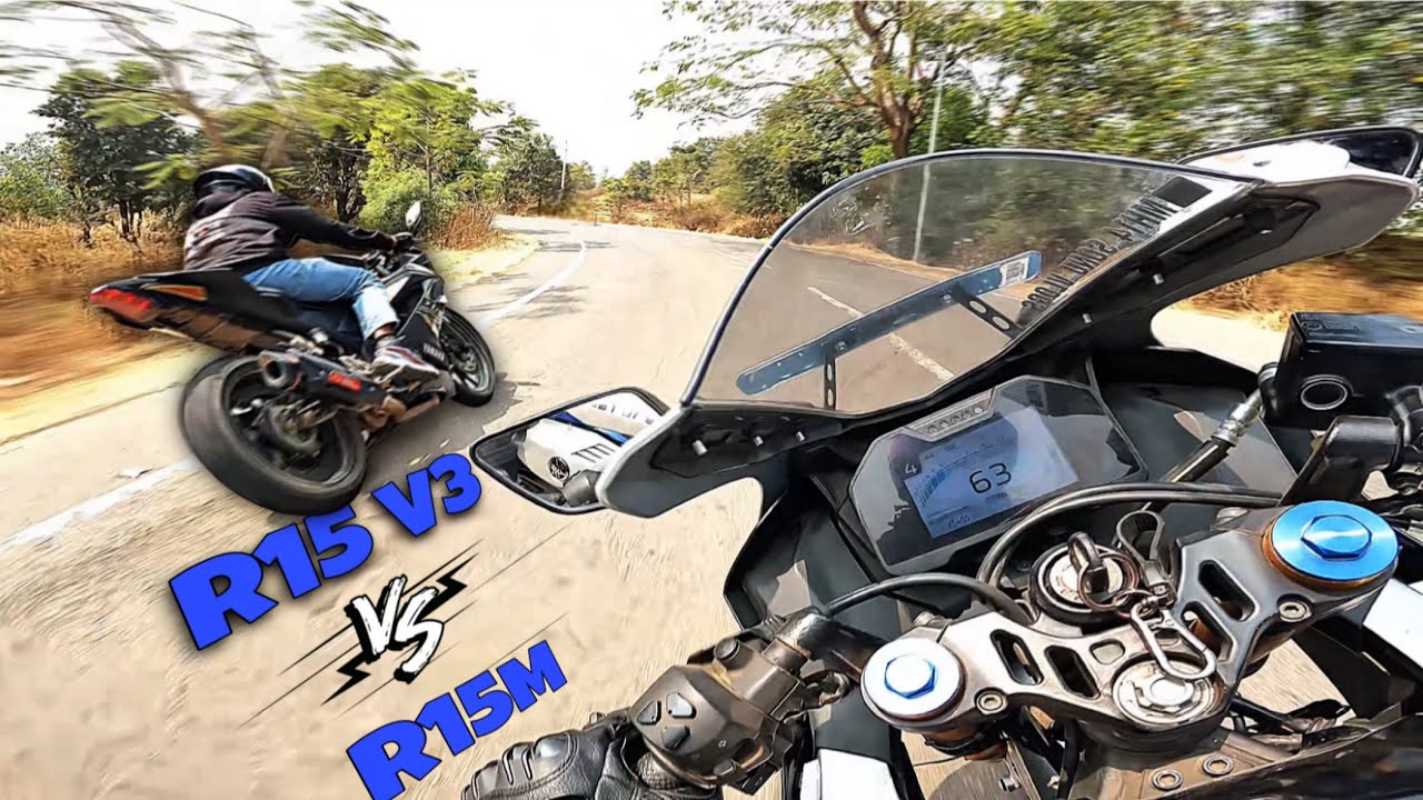 R15M vs R15 V3 🔥 Akrapovic R1 vs R9 Full System | Hyper Mode Mountain ...