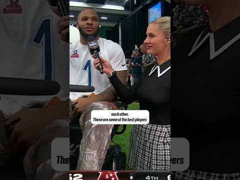 Motorized Micah was been bringing the energy the entire Pro Bowl Games from his scooter 😂