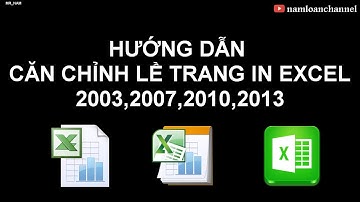 Cách định dạng, căn chỉnh trang in trong Excel 2003, 2007, 2010, 2013, 2016, 2019 vừa khít trang in