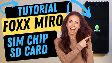 Foxx Miro - How to Remove the Back Cover to Add an SD Card or Change the SIM Chip  - L590A