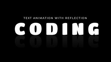 CSS Text Animation with Reflection Effect