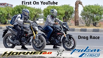Honda Hornet 2.0 Vs Pulsar N160 | Drag Race | Shocking Results