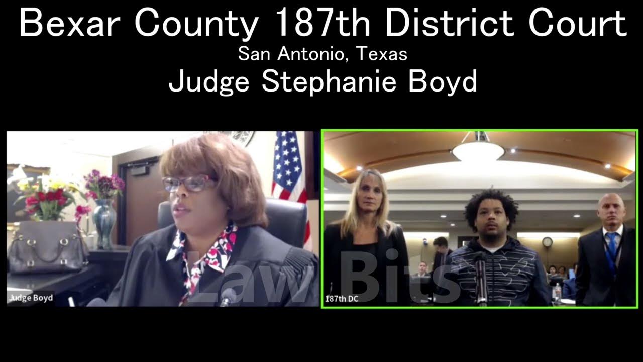 Judge Boyd 187th District Court, San Antonio, Bexar County, Texas
