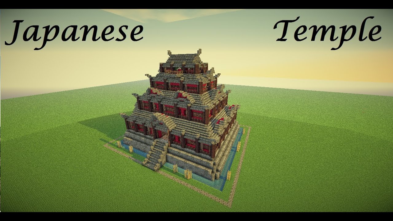 Minecraft Cinematic - Japanese Temple (Huge Asian Style 