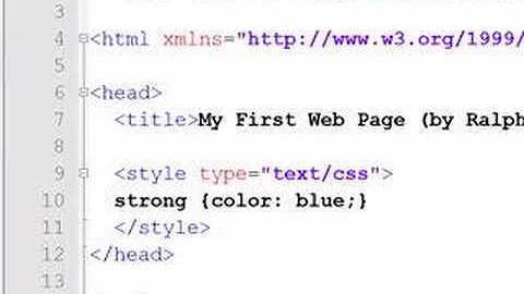 Create and Publish a Valid XHTML Strict Page