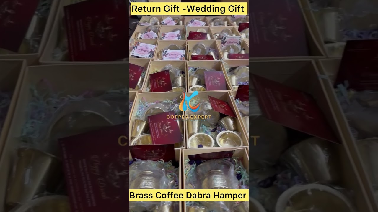 Brass Coffee Dabra Hamper || Brass tea kettle set || copper expert
