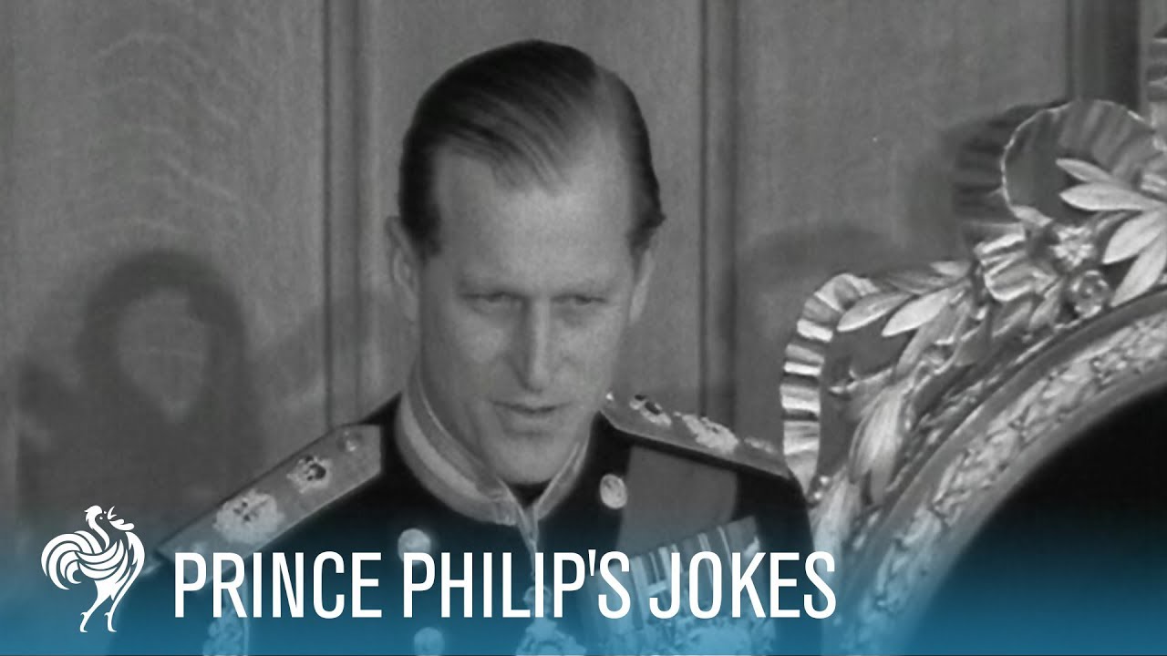 Prince Philip S Jokes Royal Comedy British Pathe Youtube