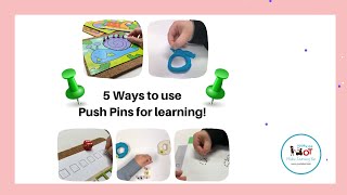 5 ways to use Push Pins for Learning!
