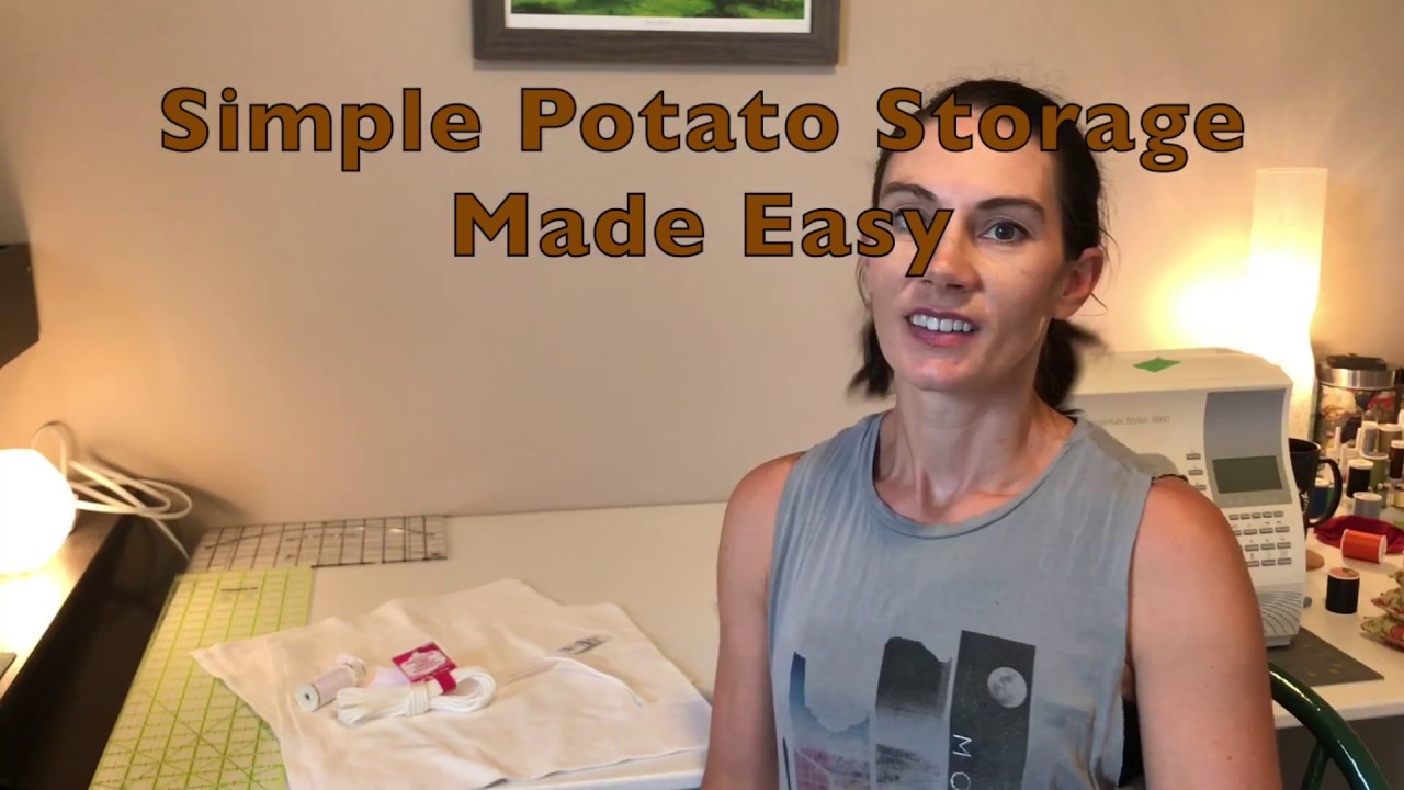 Making Potato Storage Bags YouTube