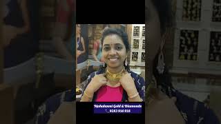 Mahalaxmi Gold & Diamonds Light Weight Gold Chokers #shorts #ytshorts #youtubeshorts #goldjewel screenshot 3