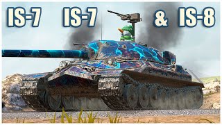 ИС-7, ИС-7 & ИС-8 • WoT Blitz Gameplay