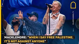 Rapper Macklemore's Palestine speech at sold out Seattle concert