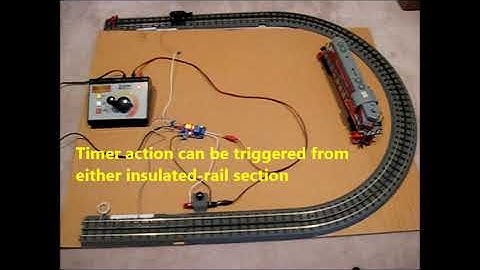 O gauge DIY automatic reversing out and back time delay relay module