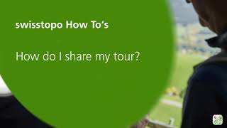 swisstopo app – simply moving: How do I share my tour? screenshot 4