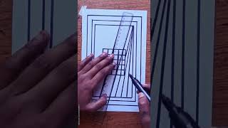 3D art trick illusion on paper#drawing for beginners#shorts#shivan art's & entertainment