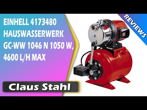 Einhell 4173480 Hauswasserwerk GC-WW 1046 N 1050 W, 4600 L/h Max