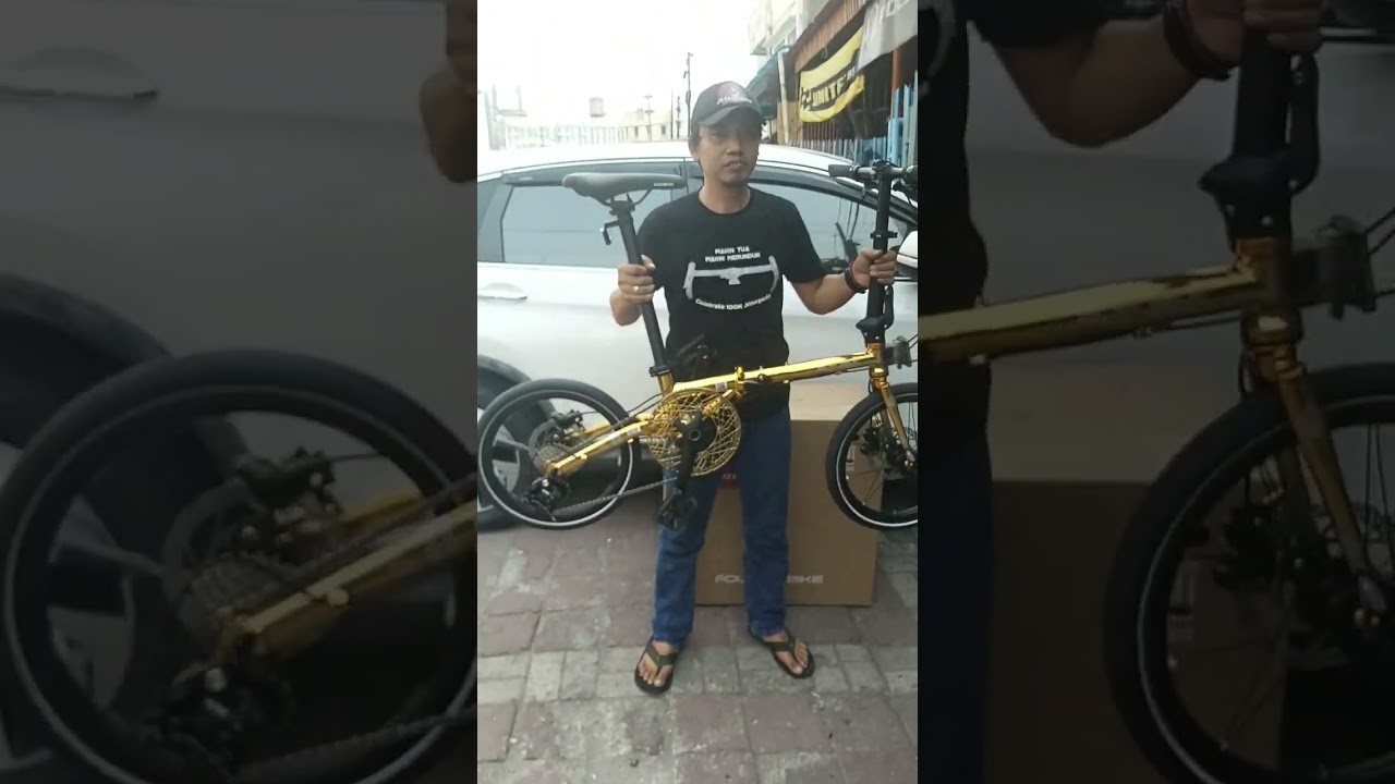 Foldingbike ELEMENT TROY X GOLD UV Promo