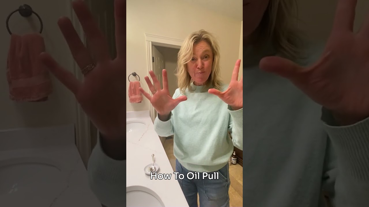 Oil Pulling! Watch Me Oil Pull For Better Dental Health 