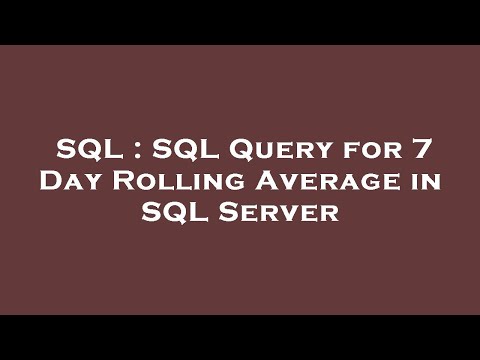 SQL : SQL