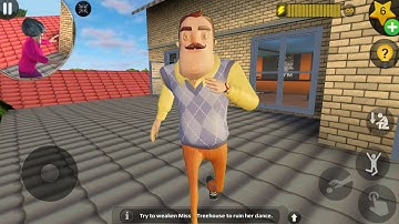 Scary Teacher 3D - New Levels Update New Chapter Miss T and Hello Neighbor Android Gameplay