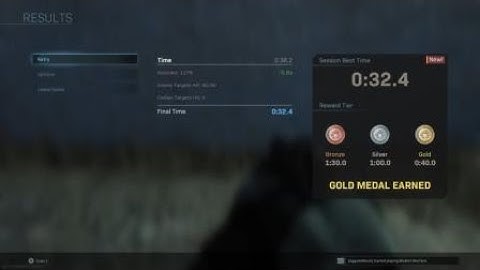 COD: Modern Warfare Shooting Range Trial (BEST TIME)