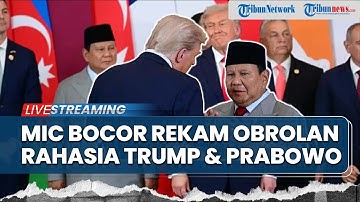 🔴Mic Bocor! Terungkap Obrolan Rahasia Trump & Prabowo di KTT Mesir, RI 1 Jadi Saksi Persetujuan Gaza