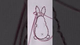 Hand Embroidery | Easy Easter Bunny II.