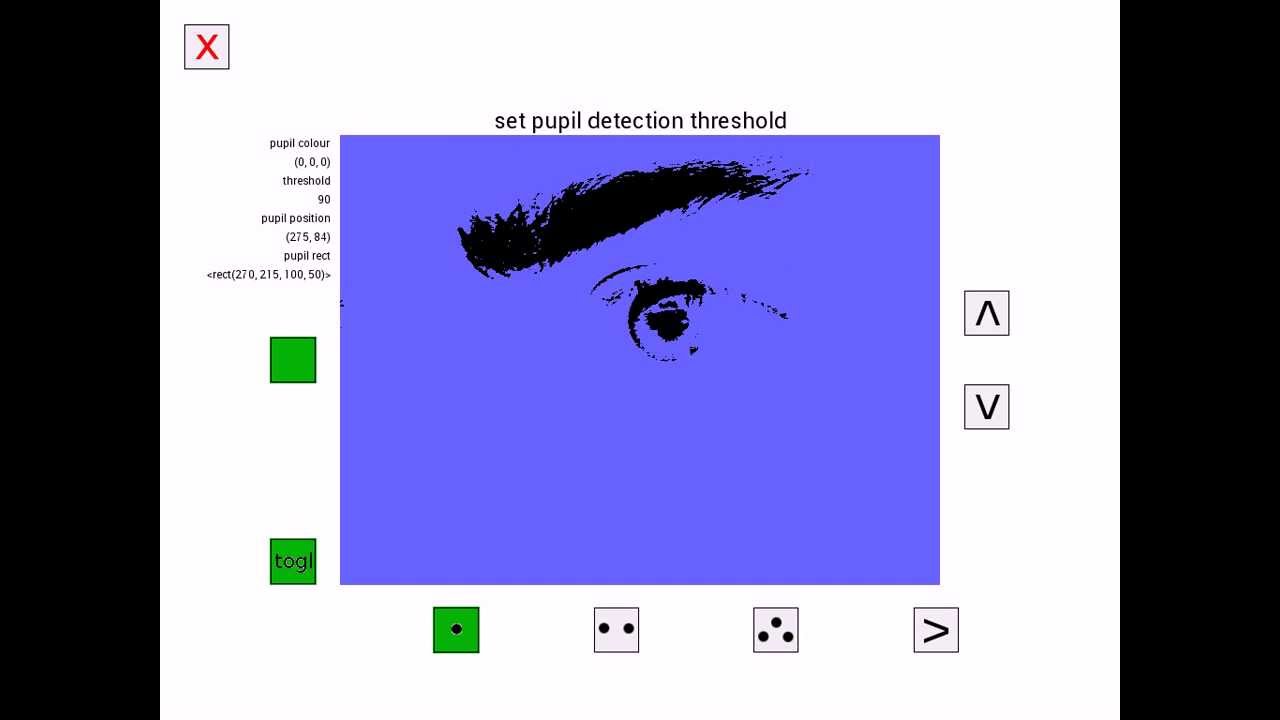 Webcam Eye Tracker – PyGaze