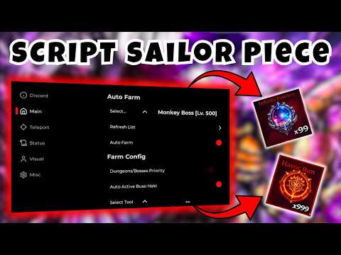 🗡️LOS MEJORES 2 SCRIPTS SAILOR PIECE🔥|🥶AUTOFARM LVL🥶|🪙FORCE TRADE🪙|💀GOD MODE💀|