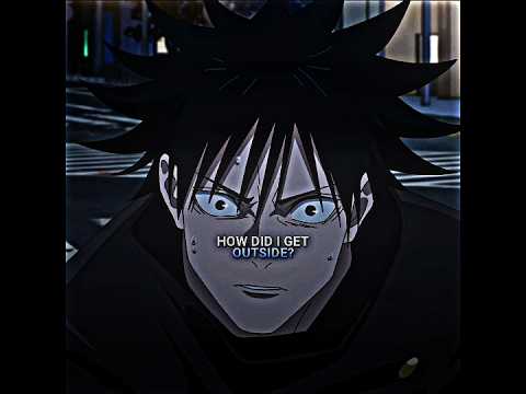 「 FASTER THAN SUKUNA 💀🔥 」- JUJUTSU KAISEN TOJI'S SPEED EDIT #MEGUMI #TOJI #SHORTS